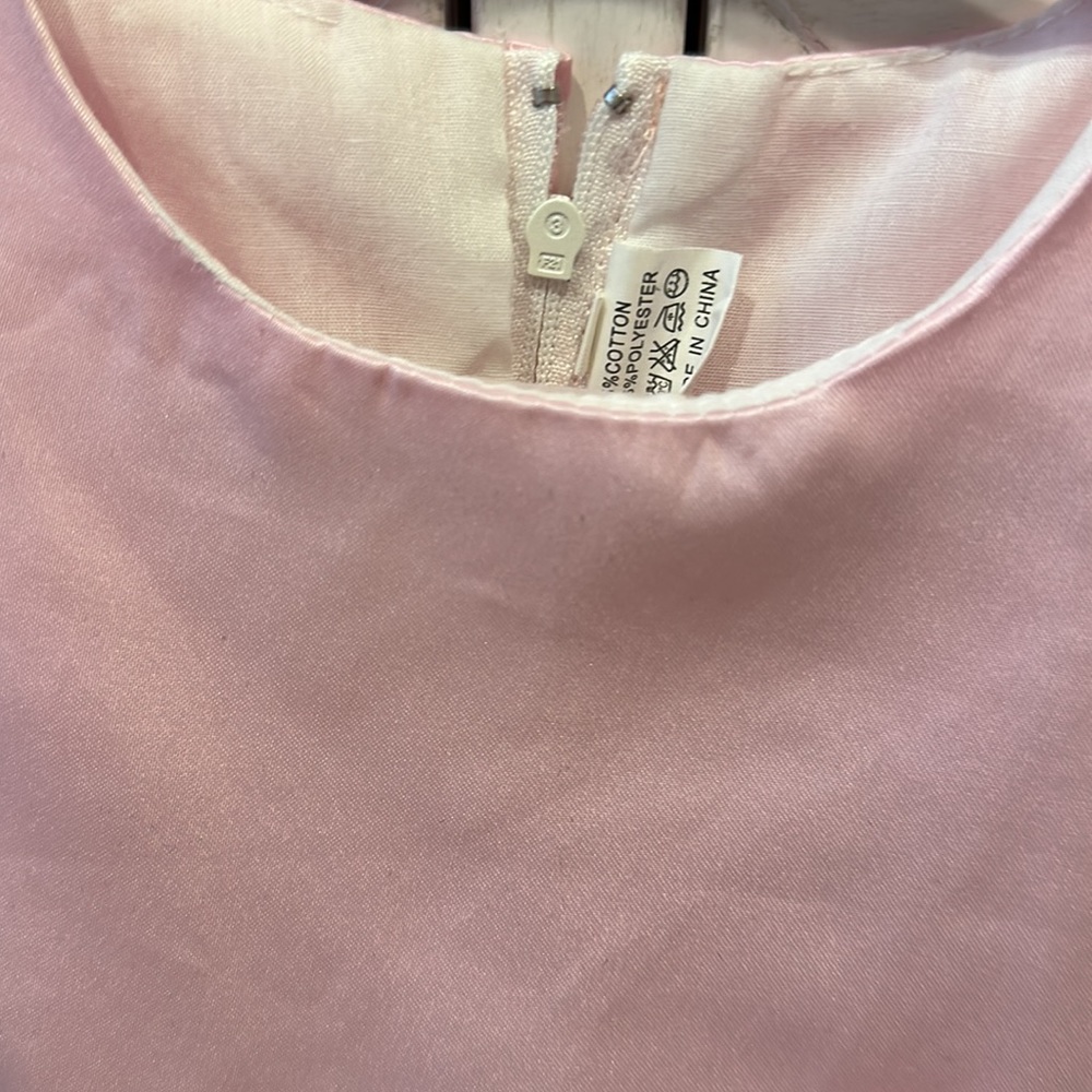 Baby Girl Floral Pink Formal Dress - Picture 4 of 5